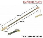 ΓΥΑΛΙΝΗ ΑΝΤΙΣΤΑΣΗ ΨΥΓΕΙΟΥ 23cm-30cm - 130 watt - 230 volt, 10205823